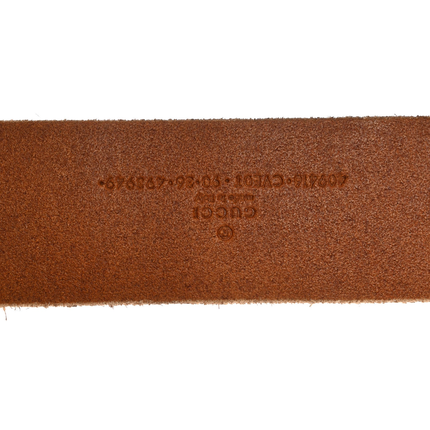 Gucci Faded Calfskin Double G 40mm Belt 90 36 Cuir 3 of 7