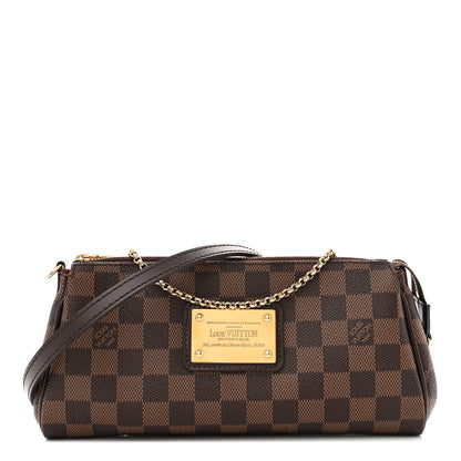 Louis Vuitton Damier Ebene Eva Clutch 1 of 11