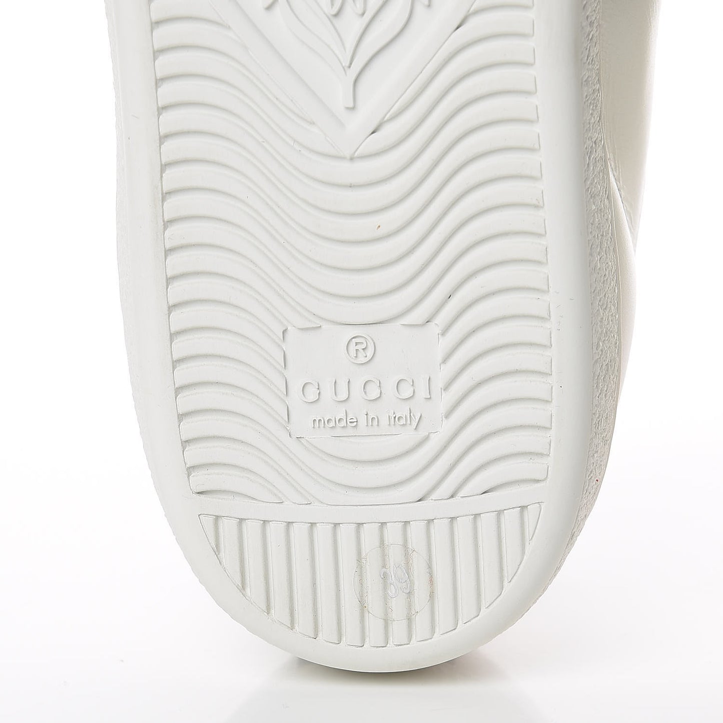Calfskin Ayers Crystal Panther Embroidered Womens Ace Sneakers 39 White