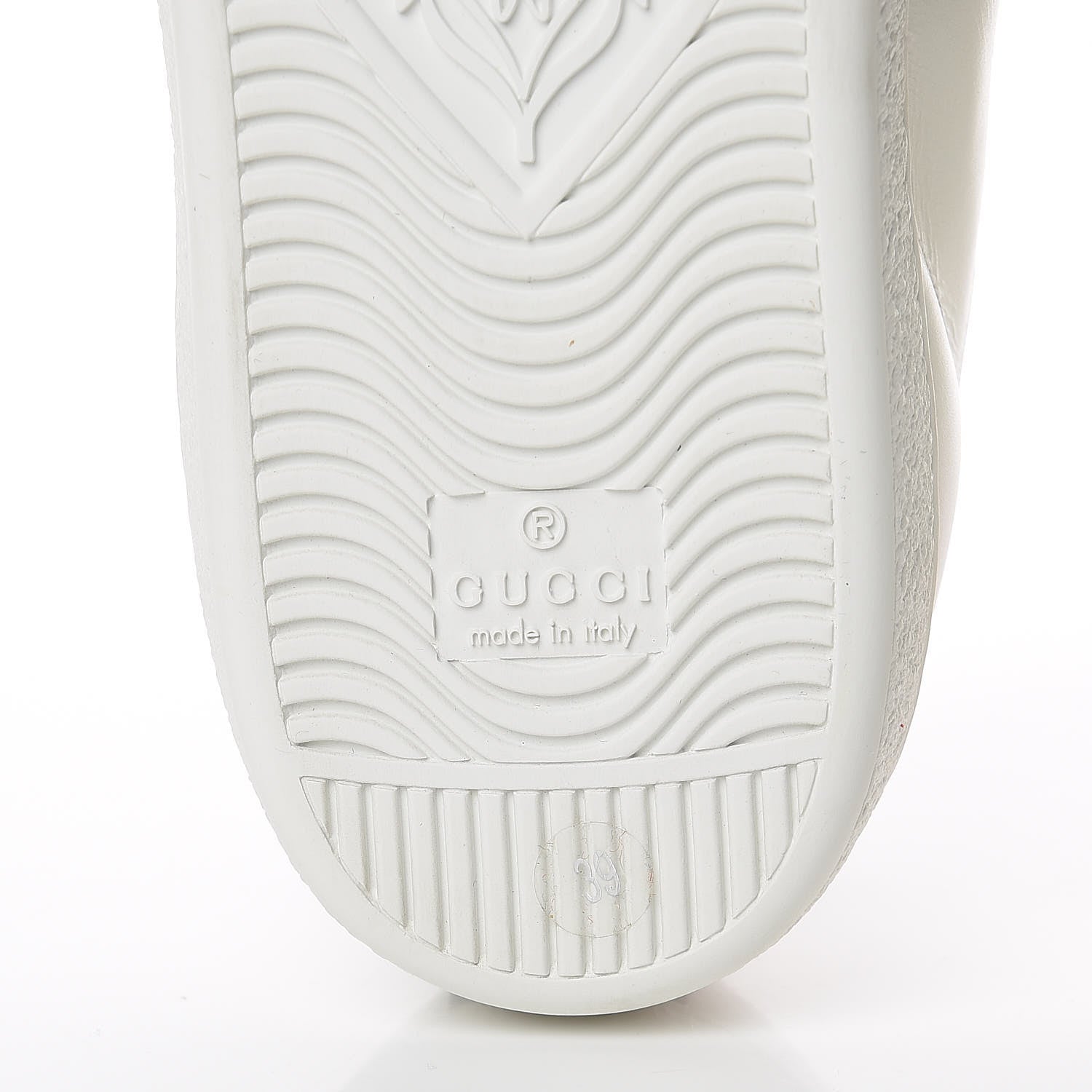 Gucci Calfskin Ayers Crystal Panther Embroidered Womens Ace Sneakers 39 White 6 of 9