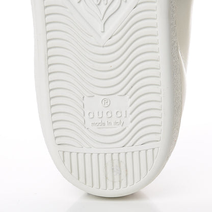 Gucci Calfskin Ayers Crystal Panther Embroidered Womens Ace Sneakers 39 White 6 of 9
