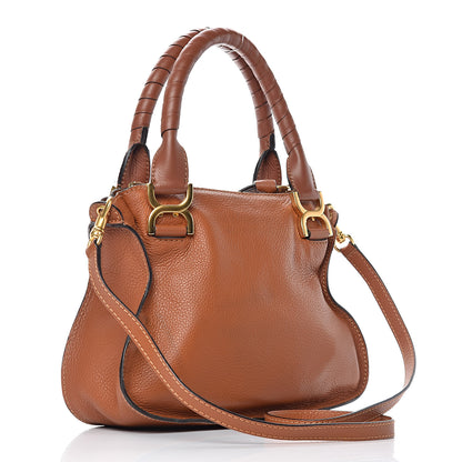 Chloe Calfskin Small Marcie Satchel Tan 4 of 14