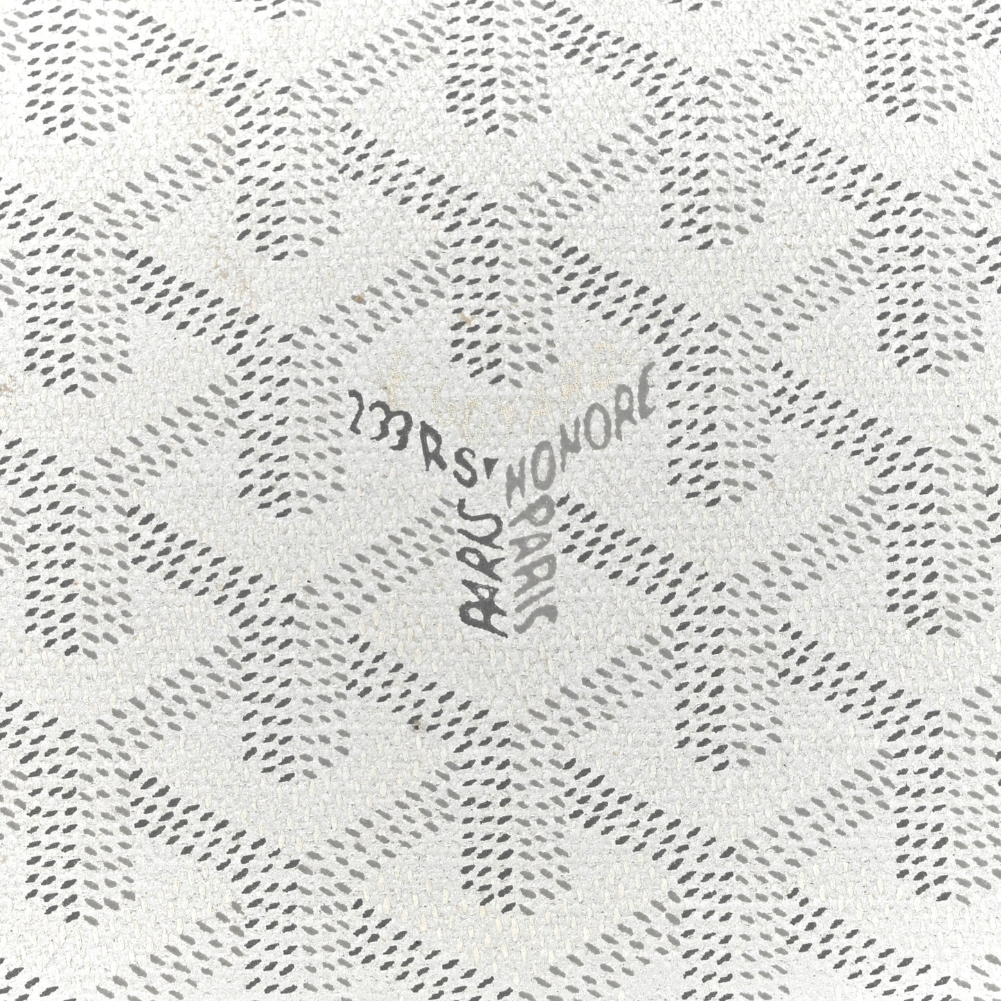 Goyardine Monte Carlo Bois Clutch With Strap Silver