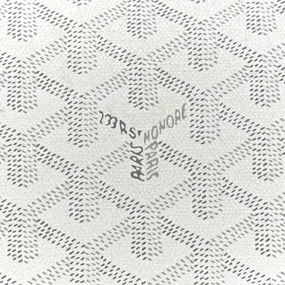 Goyard Goyardine Monte Carlo Bois Clutch With Strap Silver 7 of 17
