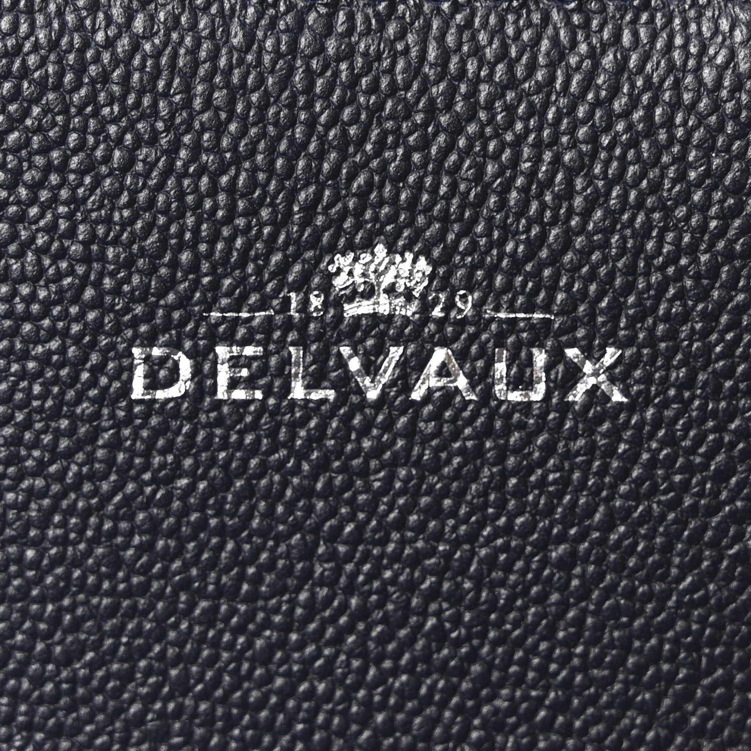 Delvaux Grained Calfskin PM Brillant Satchel Midnight 7 of 11