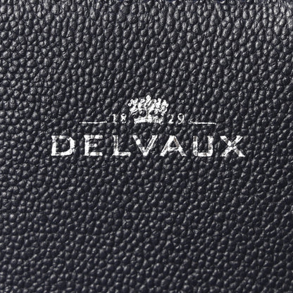 Delvaux Grained Calfskin PM Brillant Satchel Midnight 7 of 11