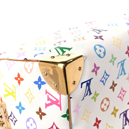 Louis Vuitton Monogram Multicolor Speedy 30 White 9 of 18