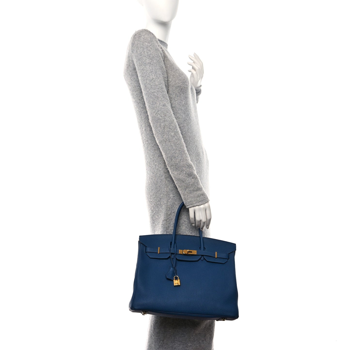 Togo Birkin 35 Deep Bleu