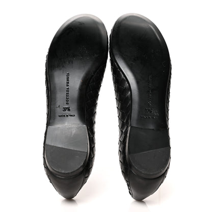 Bottega Veneta Nappa Intrecciato Flats 37.5 Black 5 of 7