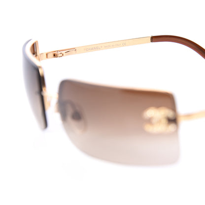 Chanel Crystal CC Logo Sunglasses 4104-B 6 of 8