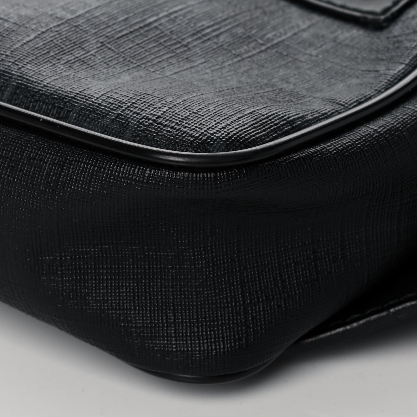 Soft GG Supreme Monogram Web Belt Bag Black Grey