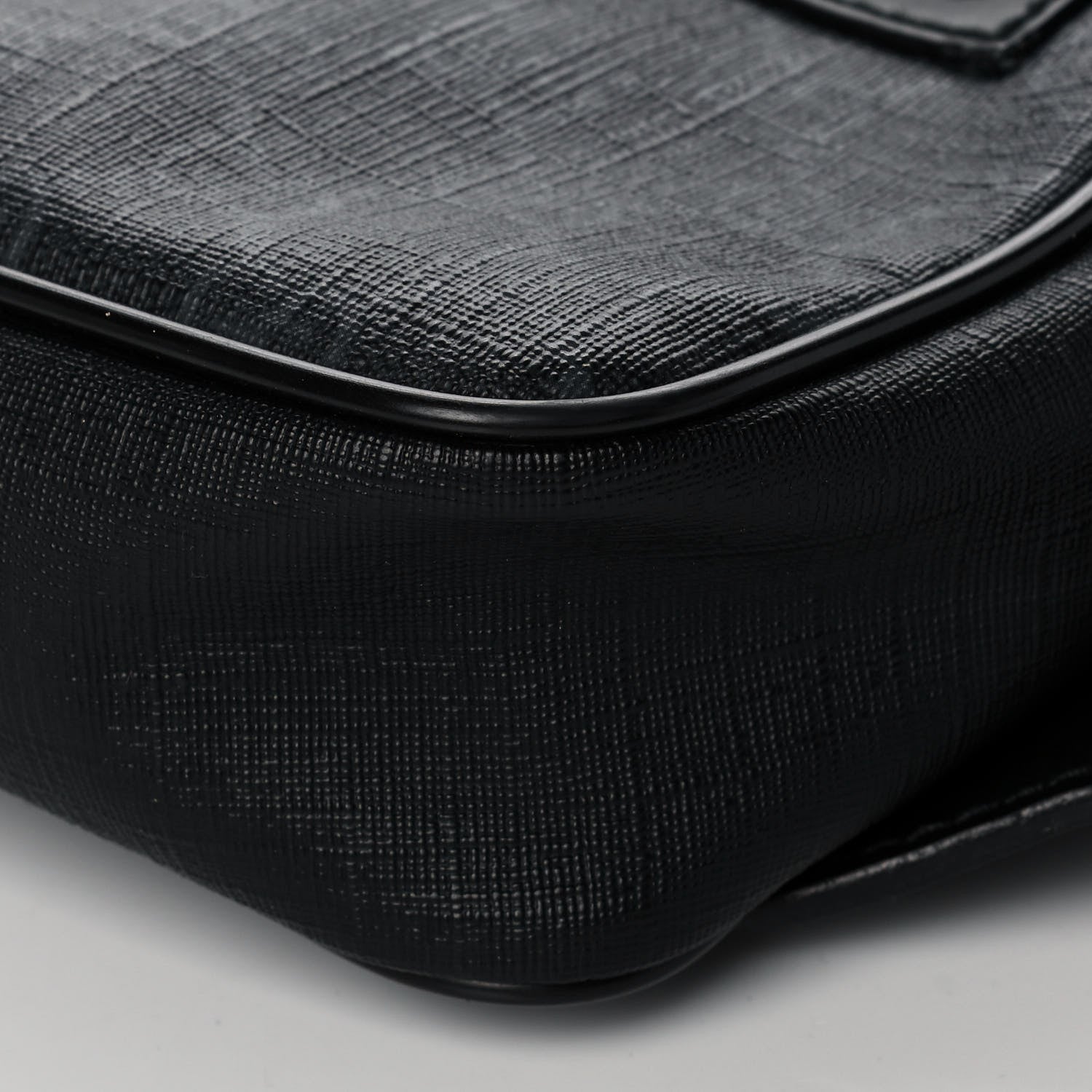 Gucci Soft GG Supreme Monogram Web Belt Bag Black Grey 11 of 11