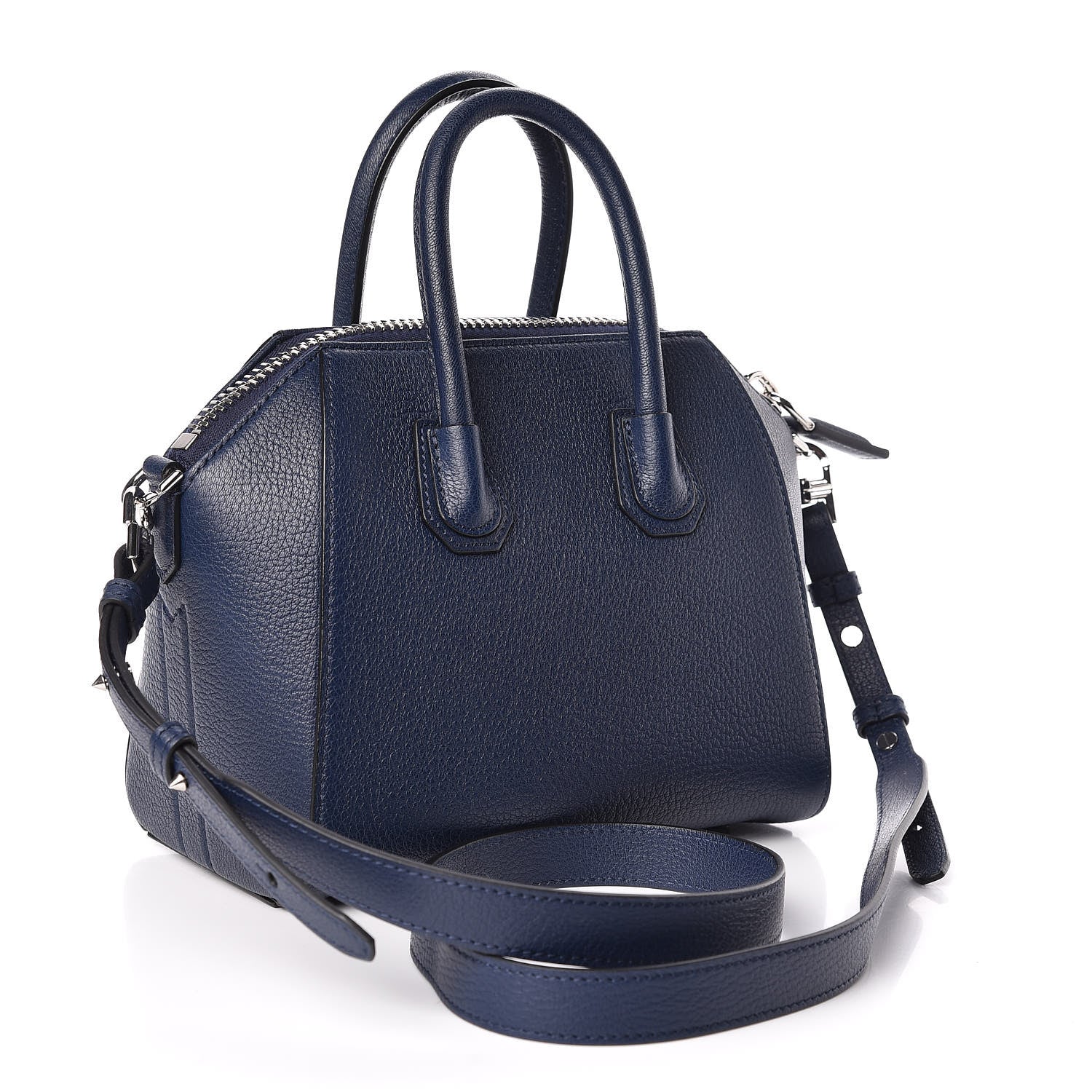 Givenchy Sugar Goatskin Mini Antigona Navy 3 of 9