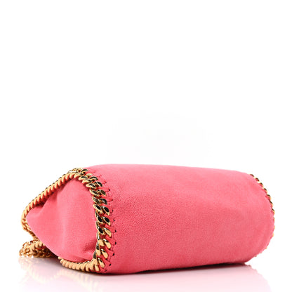 Stella McCartney Shaggy Deer Mini Falabella Fold Over Tote Pink 4 of 9