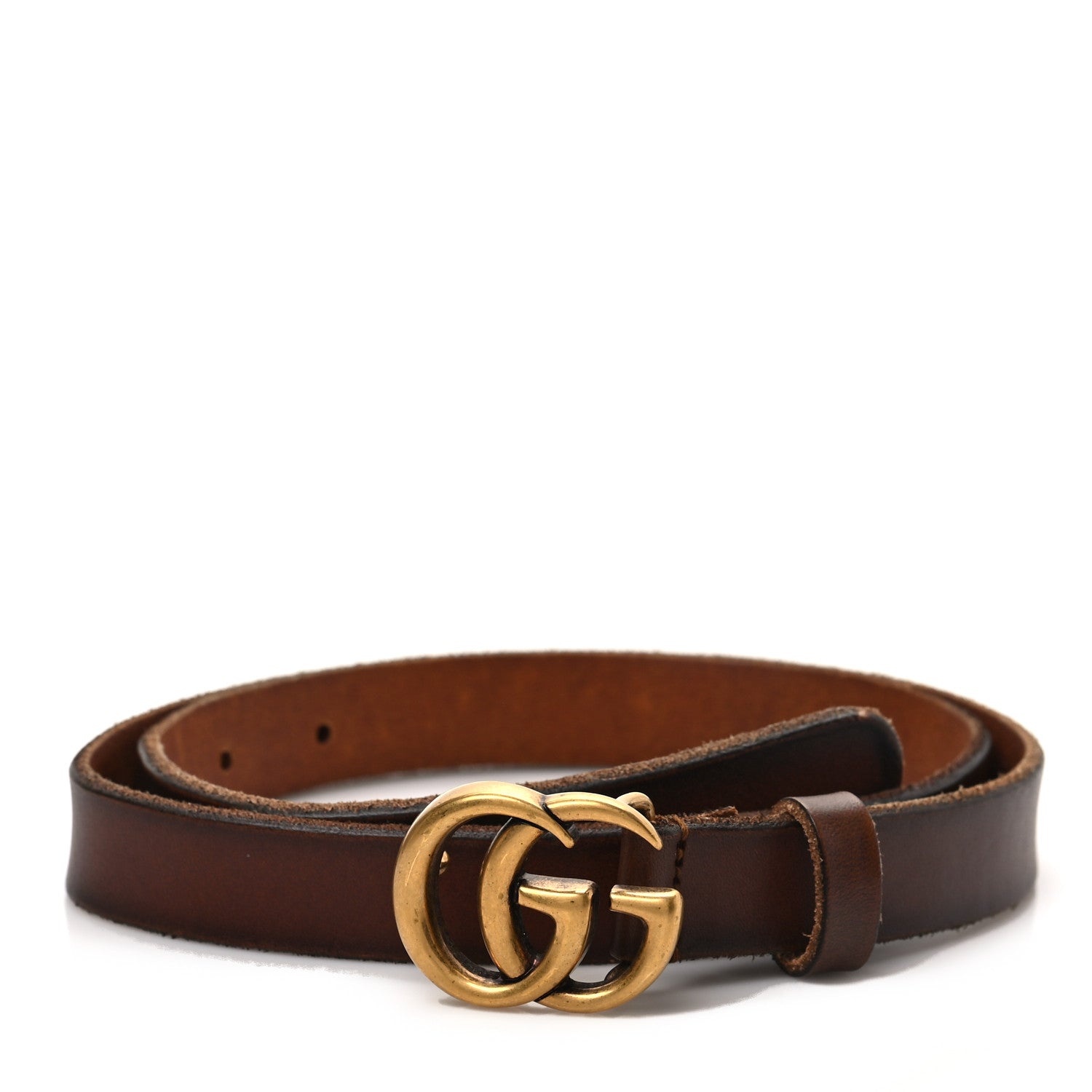 Gucci Faded Calfskin Double G 20mm Belt 75 30 Cuir 1 of 4