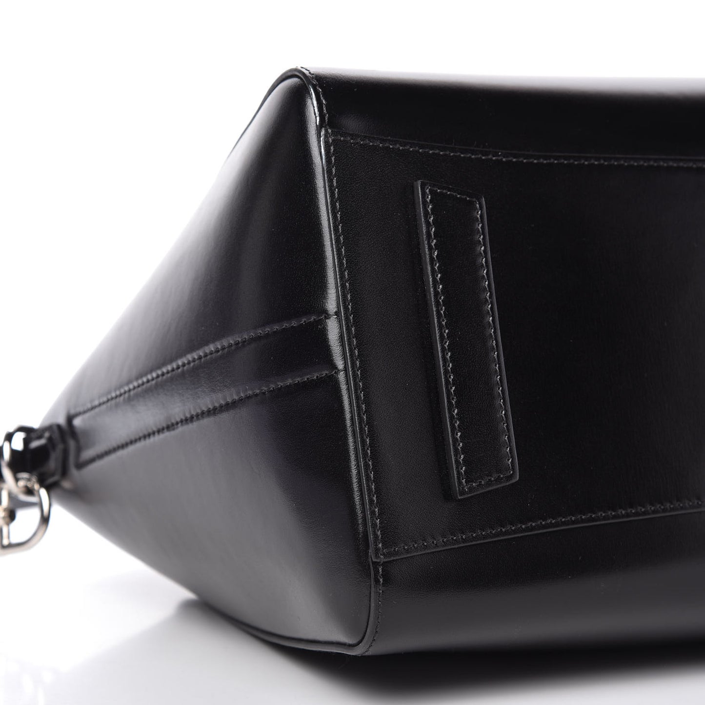 Shiny Lord Calfskin Medium Antigona Black