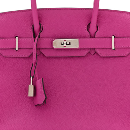 Hermes Togo Birkin 30 Rose Pourpre 8 of 11