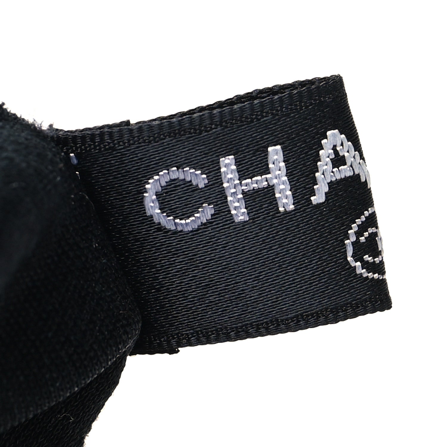 Chanel Suede Lambskin Fingerless CC Gloves 8.5 Black 3 of 5