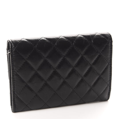 Chanel Aged Calfskin Quilted 2.55 Reissue Medium Flap Wallet So Black 3 of 8