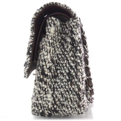Chanel Tweed Medium Double Flap Brown 4 of 11