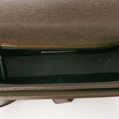 Saint Laurent Textured Calfskin Medium Classic Monogram Universite Bag Fog 5 of 9