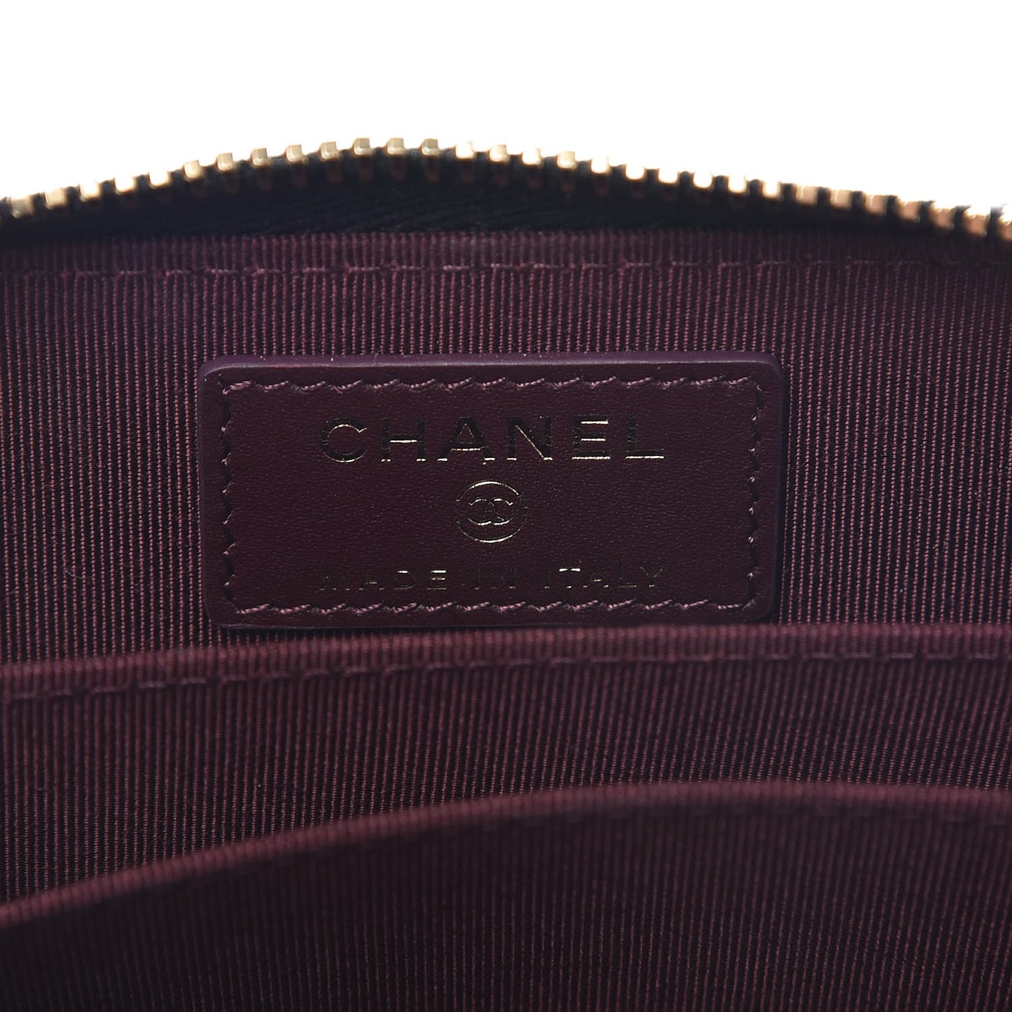 Caviar Quilted Zip Coin Purse Black