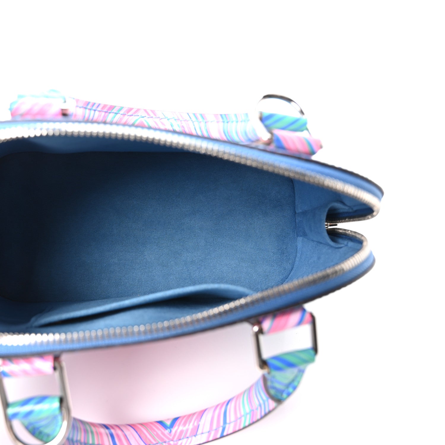 Louis Vuitton Epi Tropical Alma BB Blue Rose 5 of 9