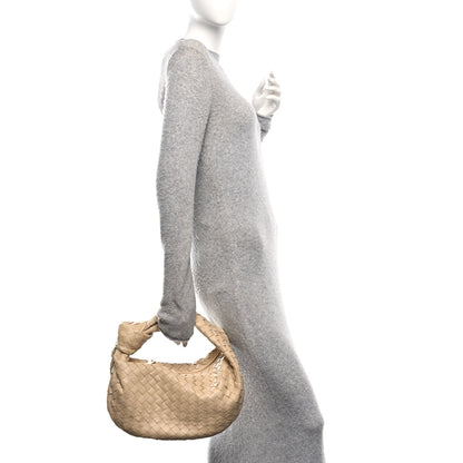 Bottega Veneta Nappa Intrecciato Teen Jodie Hobo Porridge 2 of 11