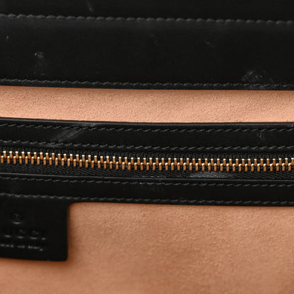 Gucci Suede Patent GG Web Medium Ophidia Top Handle Chain Hibiscus Red 11 of 16