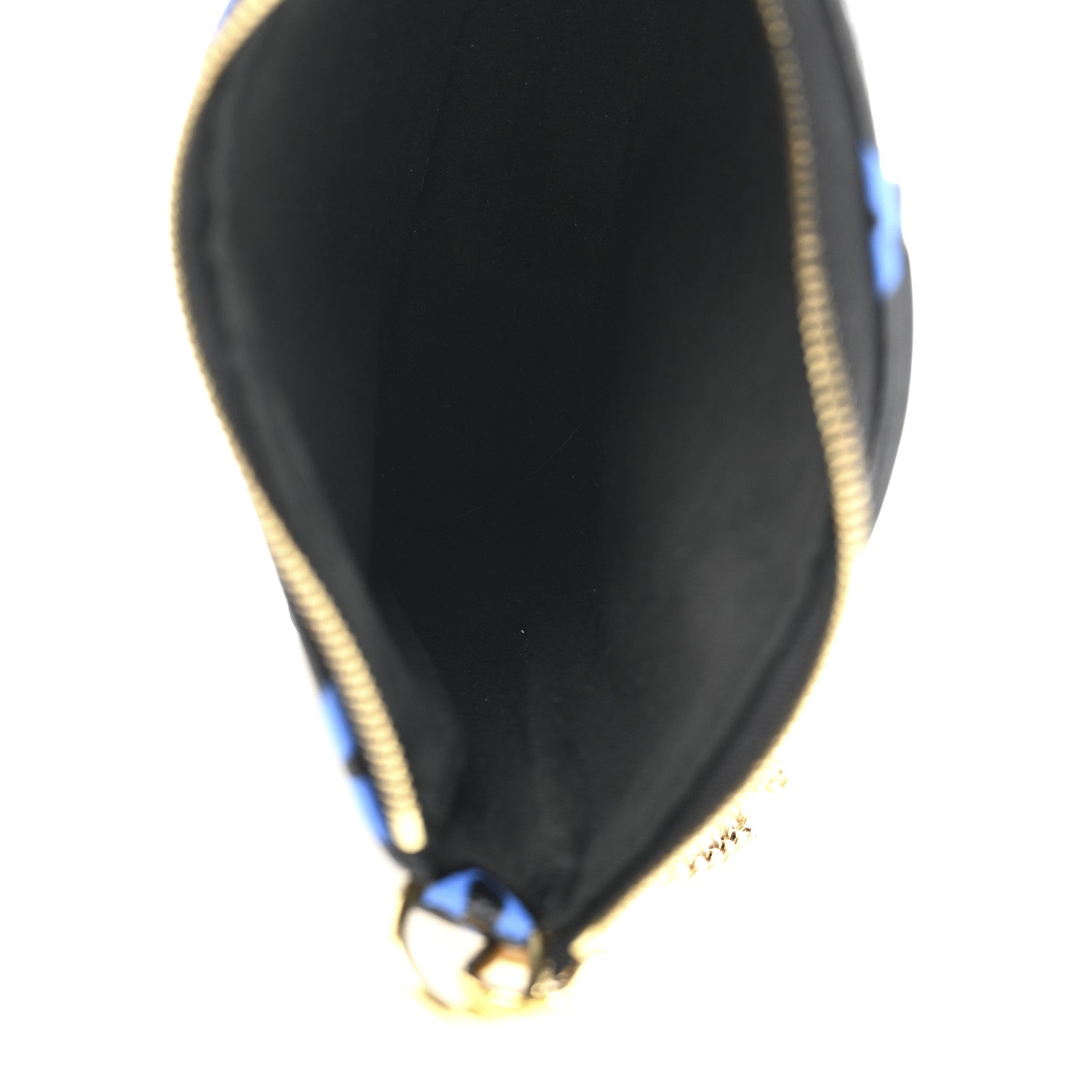 Louis Vuitton Colored Monogram Mini Pochette Accessories Blue Black 5 of 9