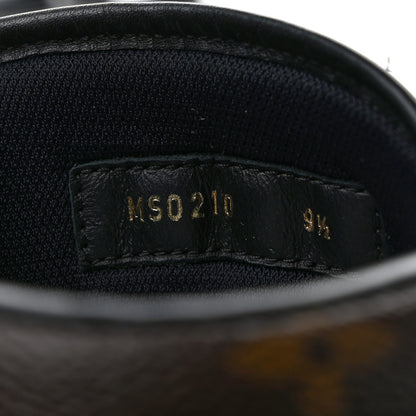 Louis Vuitton Calfskin Monogram Mens Rivoli High Top Sneakers 9.5 Black 8 of 9
