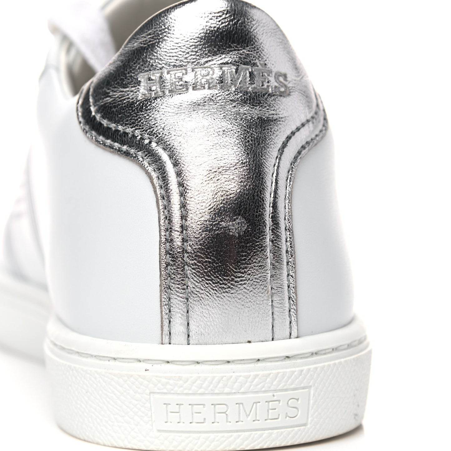 Nappa Womens Avantage Sneakers 37.5 White Argent