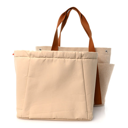 Hermes H Canvas Cabriole Nappy Bag Biscuit 3 of 12