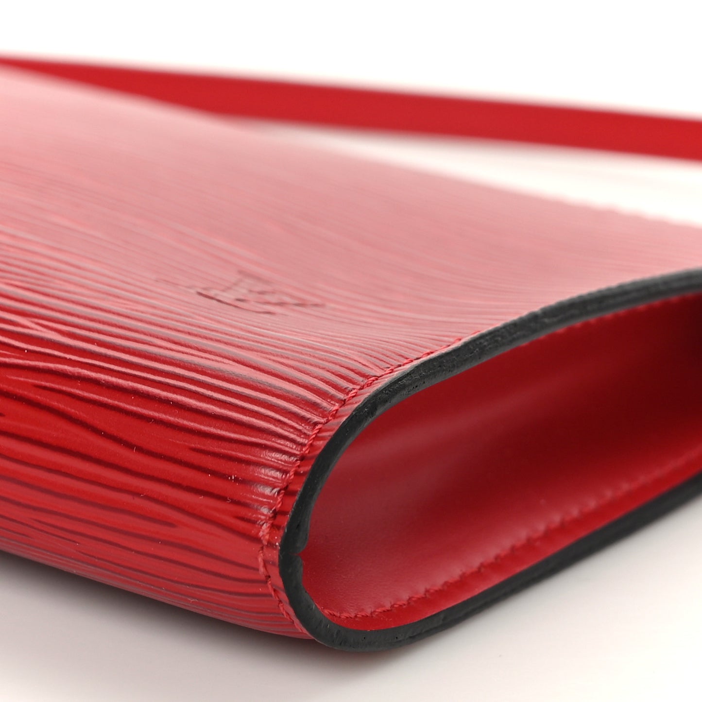 Epi Pochette Accessories 24 Castillan Red