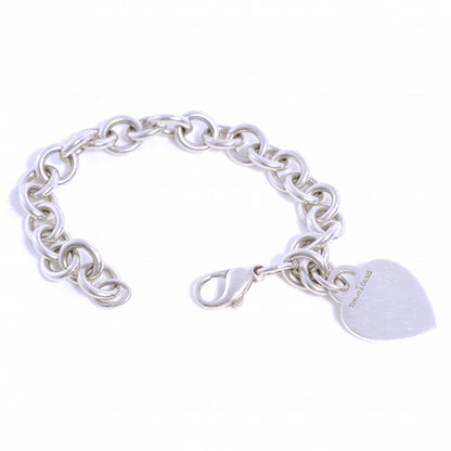 Tiffany Sterling Silver Heart Tag Charm Bracelet 4 of 4
