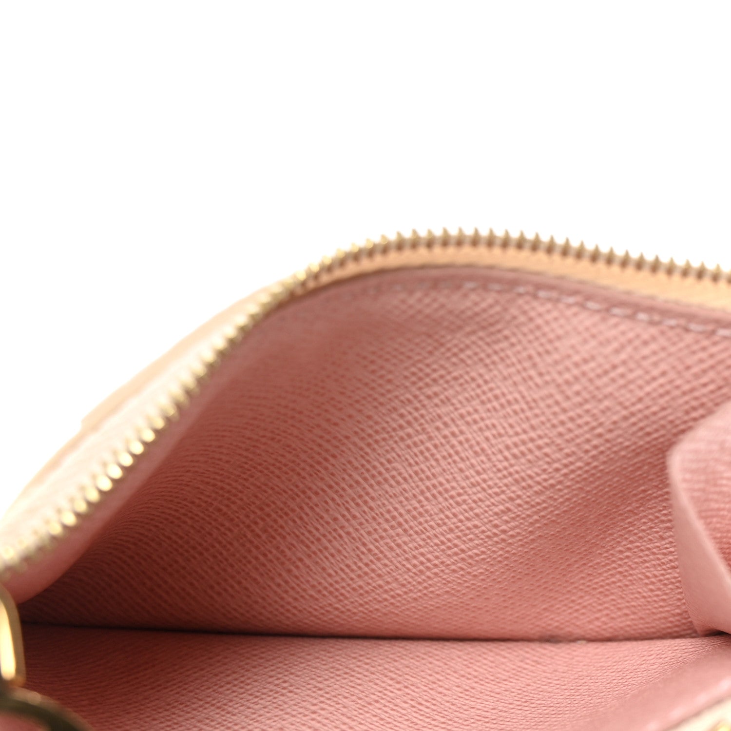 Louis Vuitton Damier Azur Zipped Romy Card Holder  Rose Ballerine 5 of 7