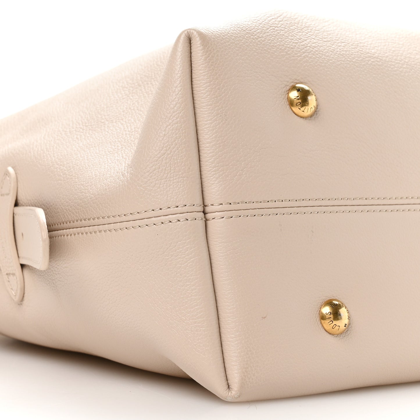 Grained Calfskin Low Key Hobo MM Limestone