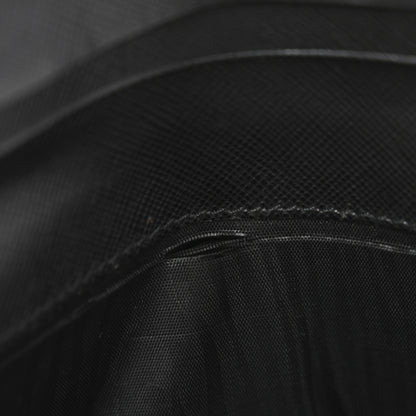 Prada Saffiano Tessuto Nylon Saffiano Tri-Fold Wallet Black 9 of 10