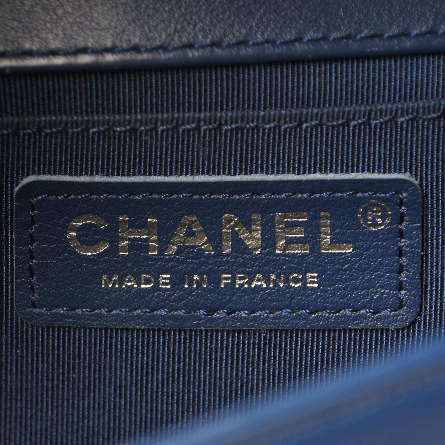 Chanel Calfskin Quilted Medium Boy Flap Blue 7 of 12
