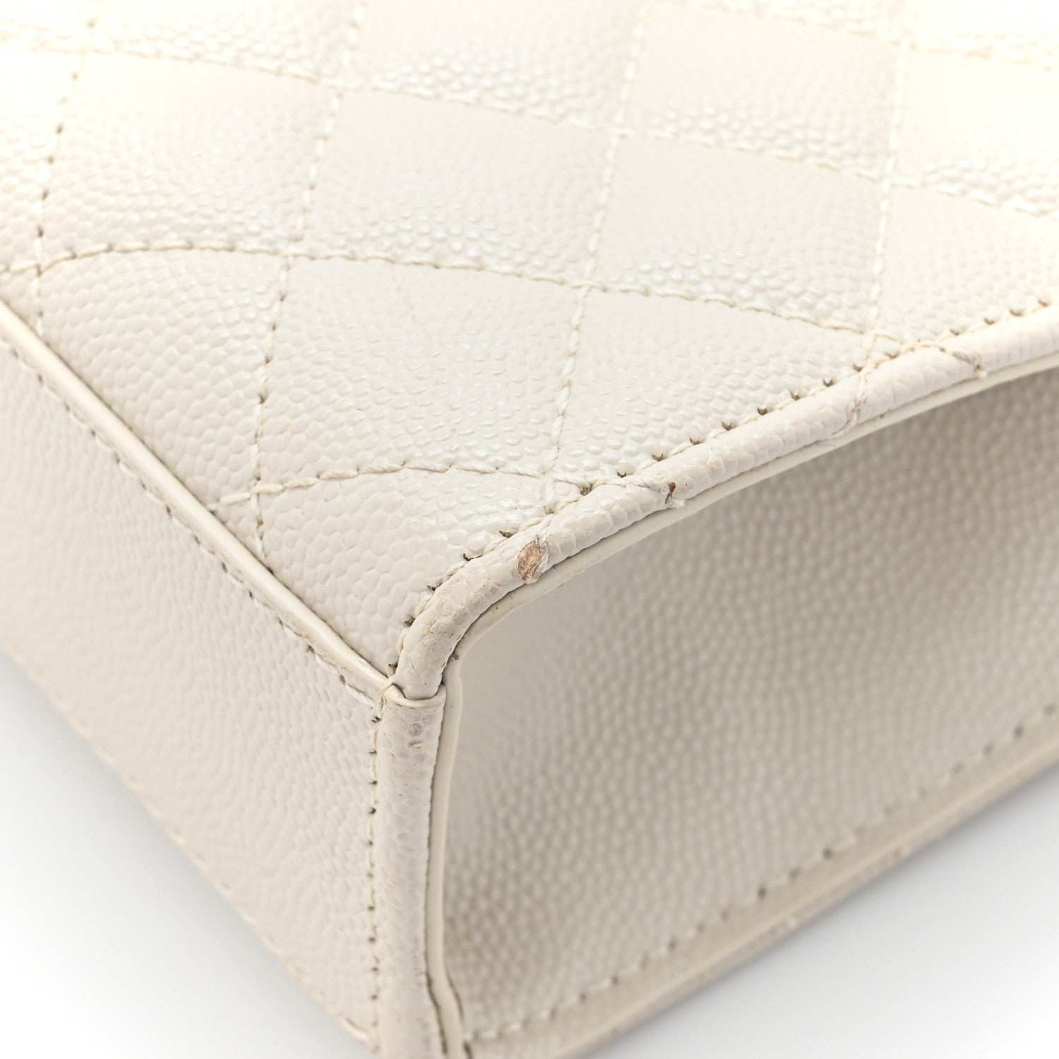 Saint Laurent Grain De Poudre Textured Mixed Matelasse Medium Triquilt Monogram Satchel Crema Soft 12 of 15