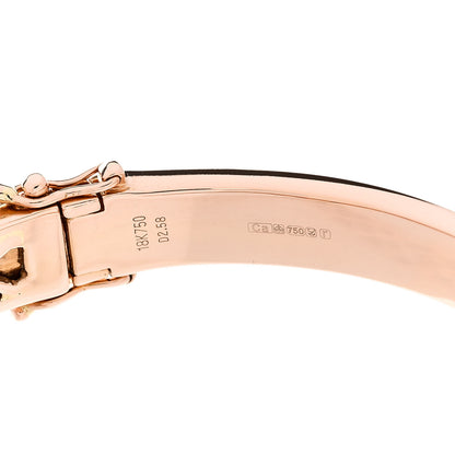 Anita Ko 18K Rose Gold Diamond V Bangle Bracelet 4 of 5