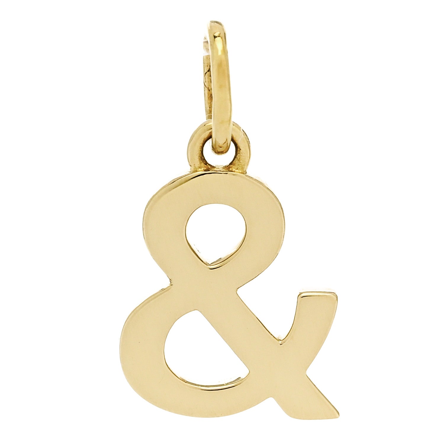 Tiffany 18K Yellow Gold Ampersand Pendant 1 of 5