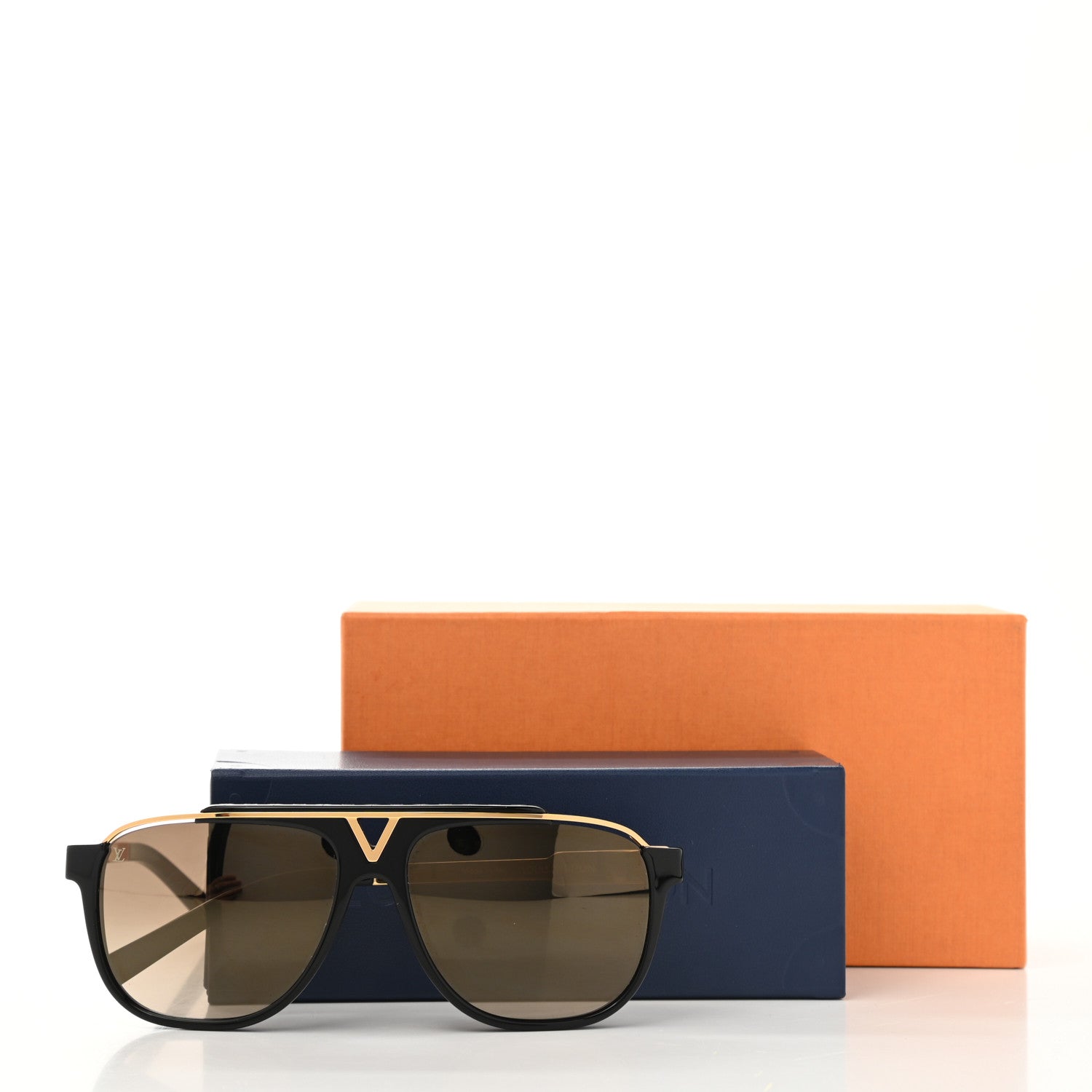 Louis Vuitton Acetate Mascot Sunglasses Z0936E Black 1027342