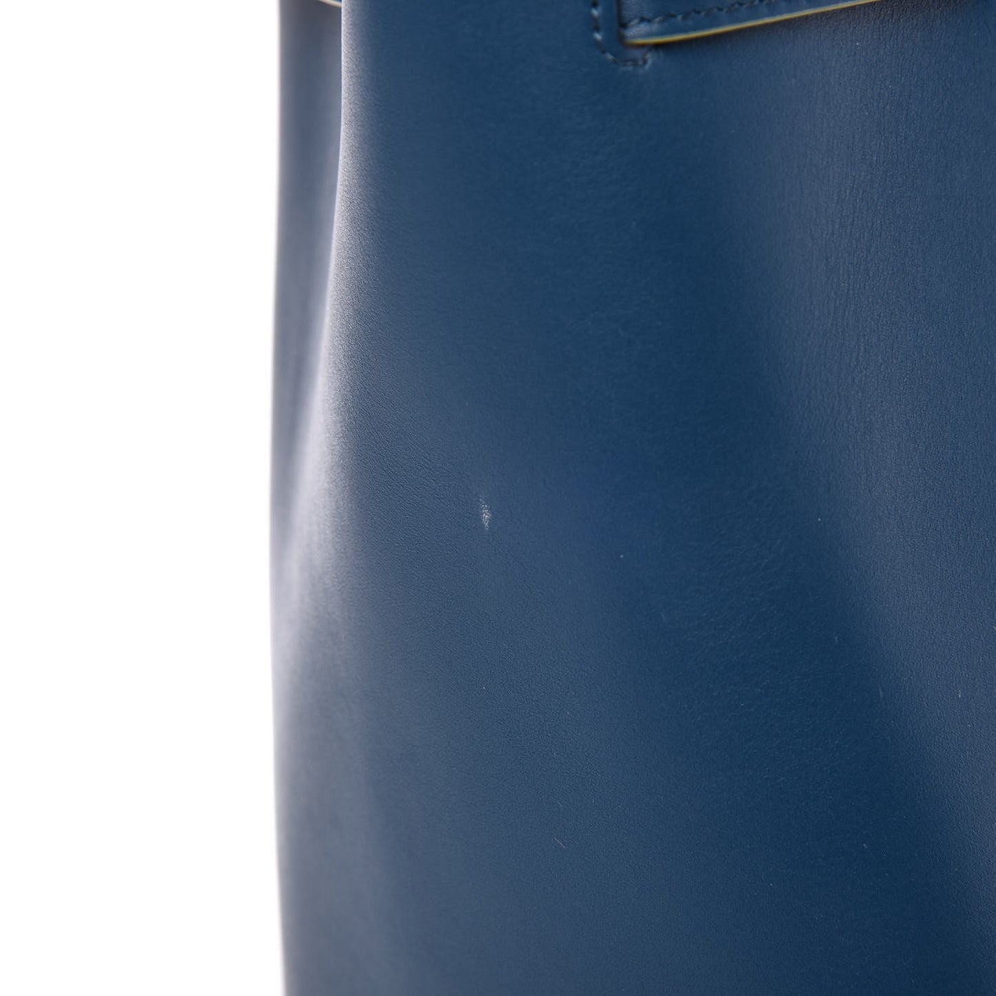 Smooth Calfskin Small Tassel Cabas Phantom Deep Blue