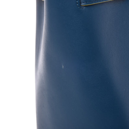 Celine Smooth Calfskin Small Tassel Cabas Phantom Deep Blue 8 of 20
