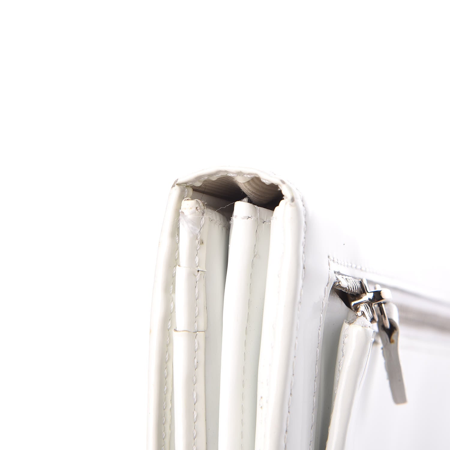 Mulberry Patent Continental Wallet White 9 of 11