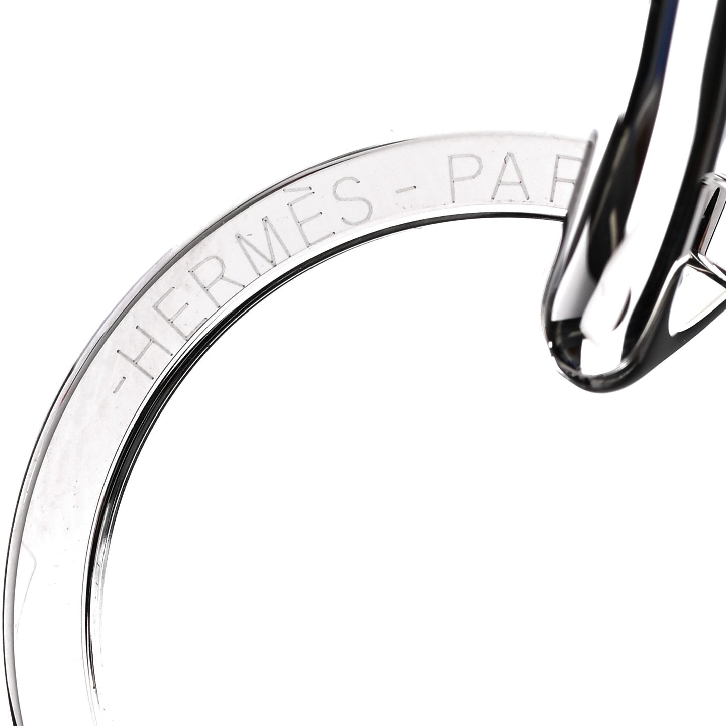 Palladium Cheval Key Ring