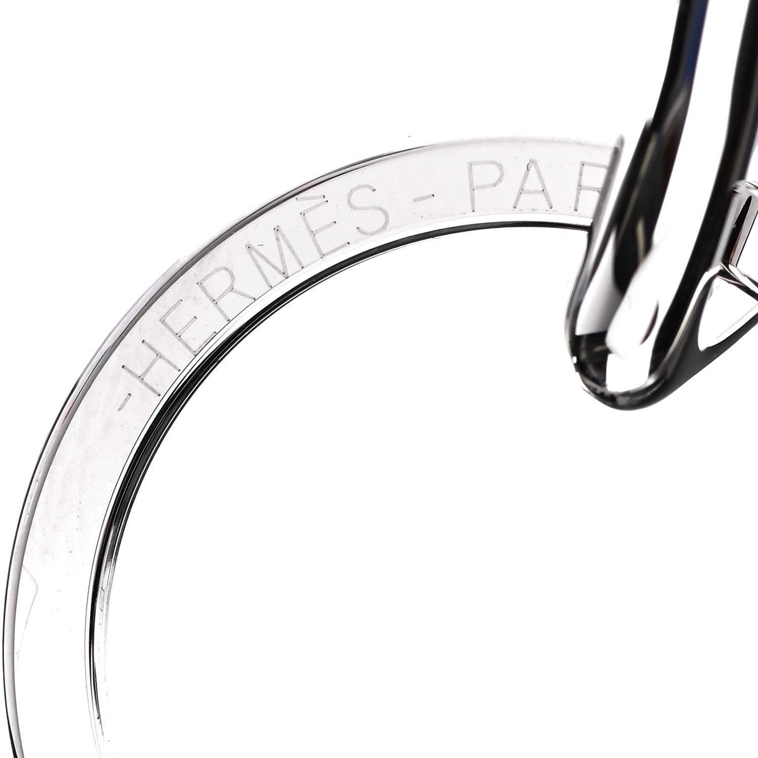 Hermes Palladium Cheval Key Ring 3 of 3