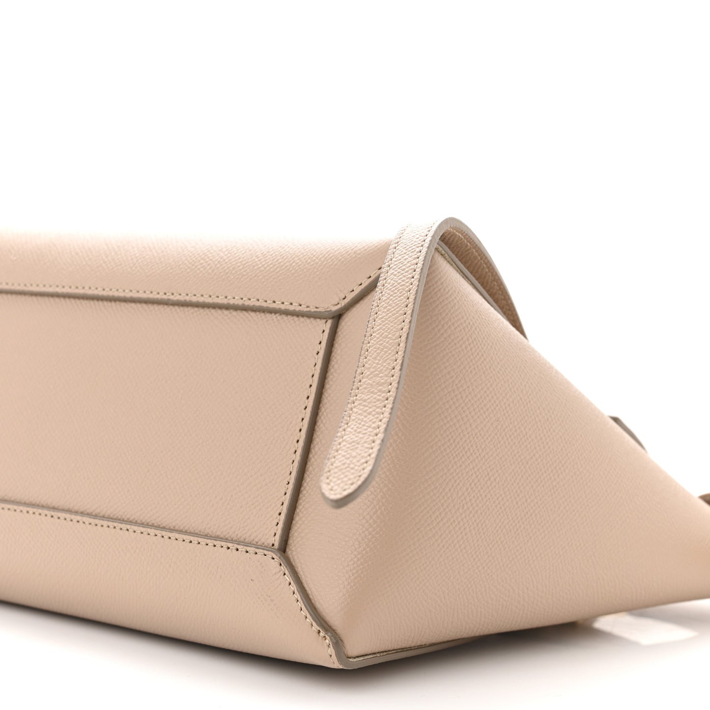 Grained Calfskin Micro Belt Bag Light Taupe