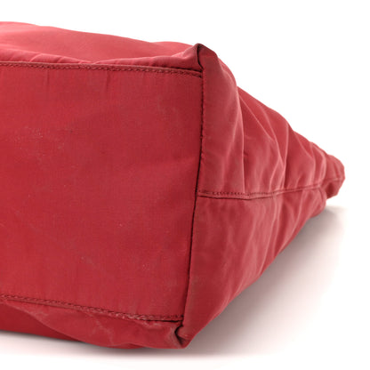 Prada Tessuto Nylon Tote Red 9 of 9
